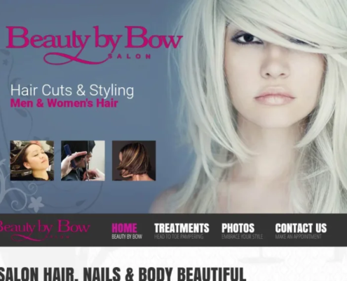 Salon Website Design 10 Beauty By Bow - Beauty Salon Website Design