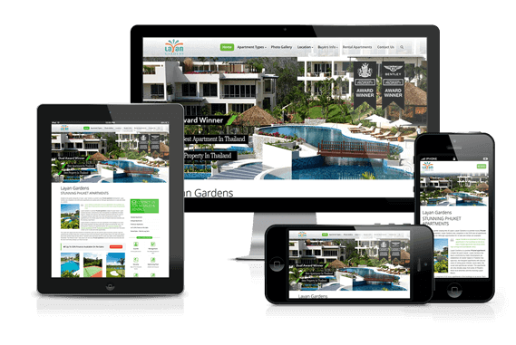 Layan Gardens Phuket Property Website Re-Design