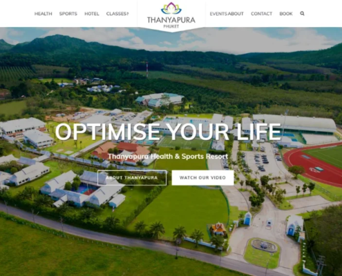 Phuket Web Design Thanyapura Health and Sports Resort