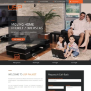 USP Moving and Logistics website design