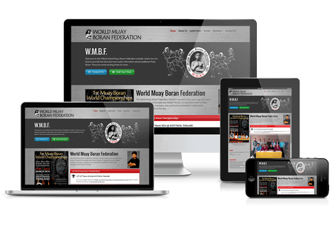 Word Muay Boran Federation Responsive Web Design