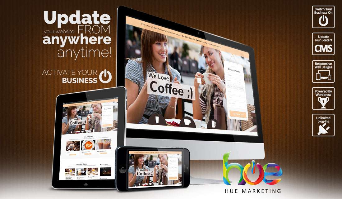 Cofffee Shop Web Design Idea