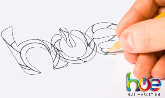 Hue Marketing Logo Sketch Hue Marketing Logo Sketch