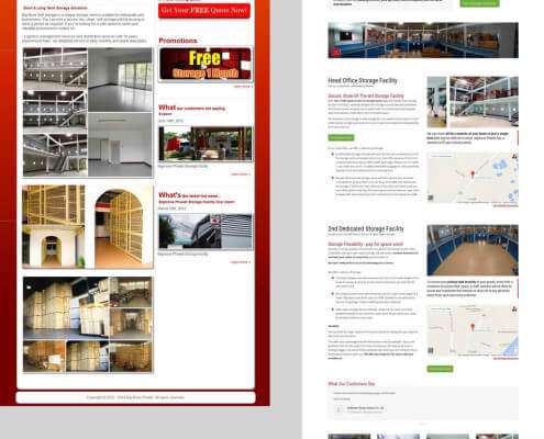 Website Redesign - BigMove Phuket - Storage Facilities