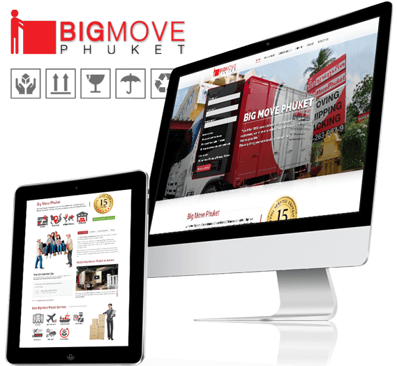 Big Move Phuket Responsive Website Design for BigMove Phuket