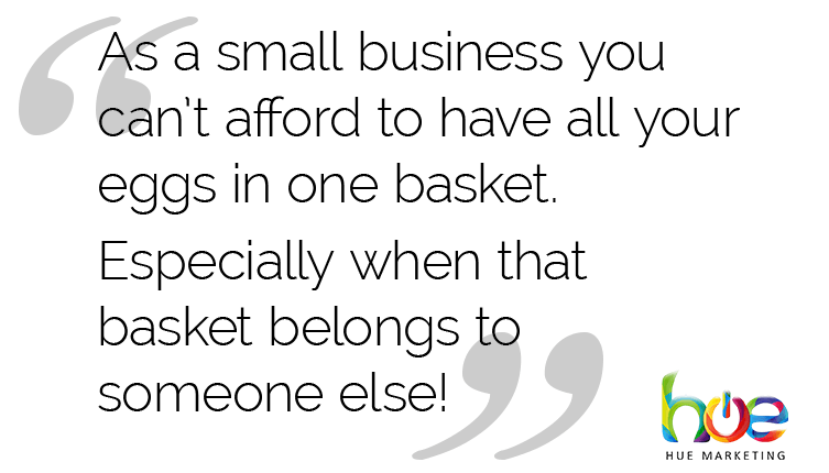 The Biggest Facebook Mistake Made by Small Businesses 3 Facebook Mistake, keeping all your eggs on one basket