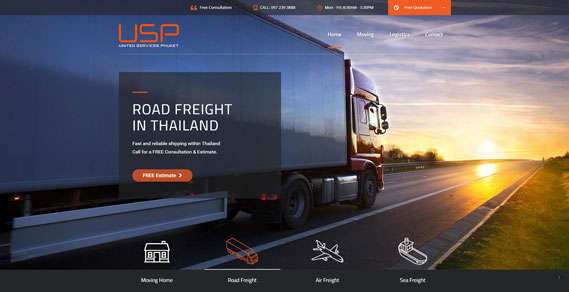 Phuket Web Design - Land Transport Slider