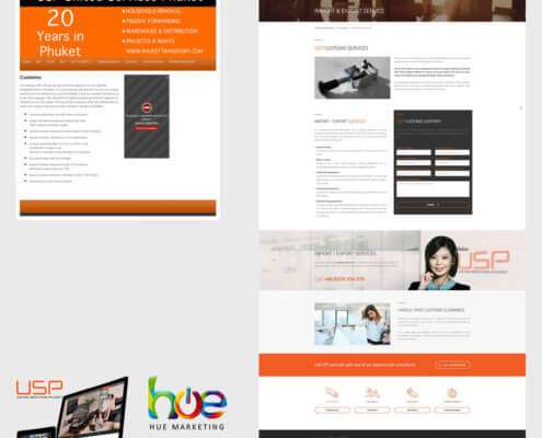 Phuket Website Redesign - Before and After
