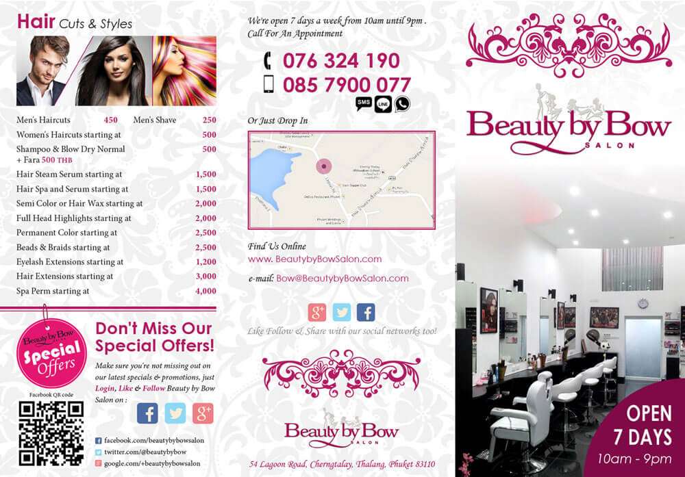 Re-Designed Tri-fold Leaflet (outside) After 1 | Staging - Hue Marketing