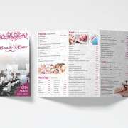 Tri-Fold Printed Leaflet, Phuket Salon