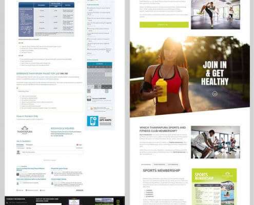 Membership Page Thanyapura Phuket Website Redesign