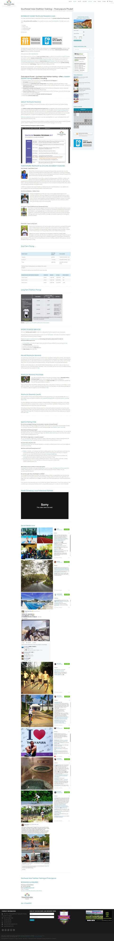 OLD Sports Category Page - Thanyapura Phuket Website Redesign