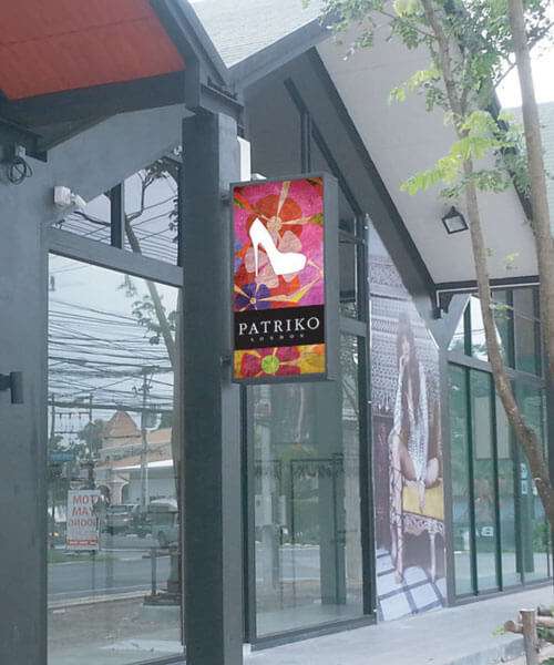Outdoor Light-box Sign Design Outdoor Light-box Sign Vinyl Print Internal Illumination