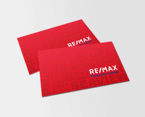 Remax Property Business Card Design