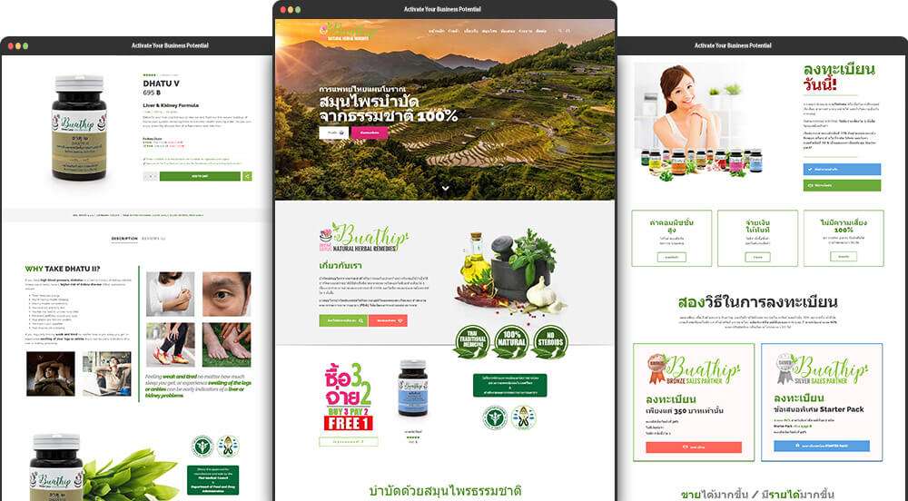 Buathip Multi Language Ecommerce Webdesign | Staging - Hue Marketing