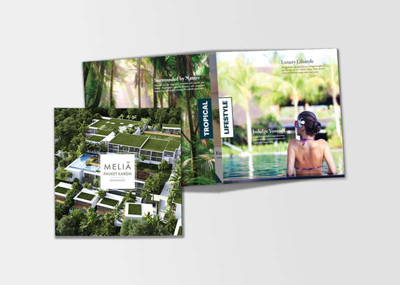 Printed Closed Gate Fold Property Brochure Design