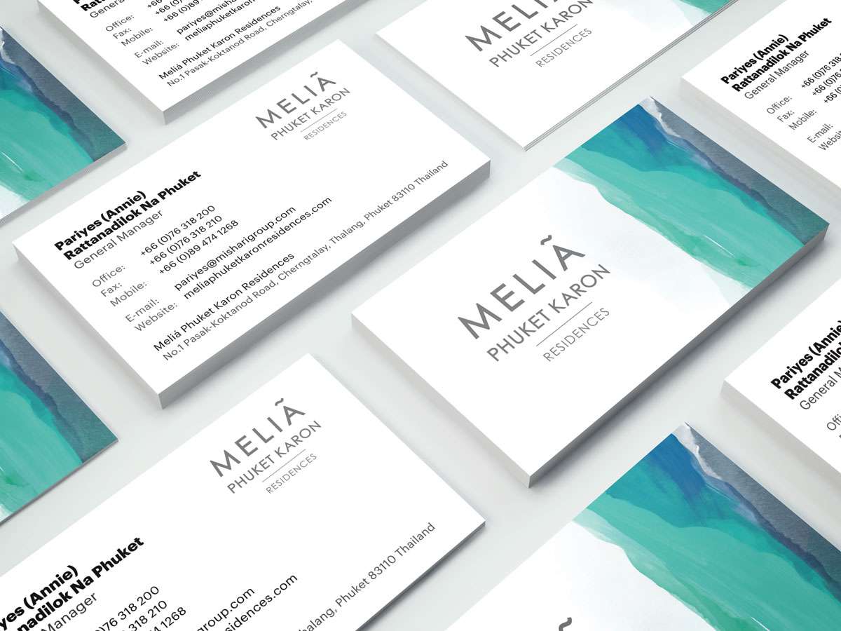Melia Business Cards Design - General Manager Melia Business Cards Design - General Manager
