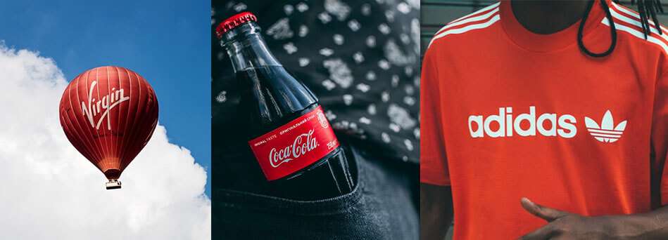 Virgin, CocaCola, adidas