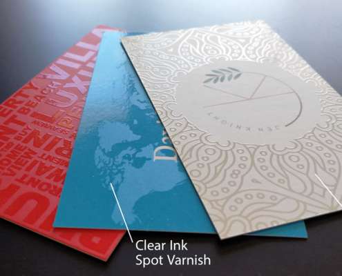 Printing Spot Varnish 1 Two Types of Spot UV - Raised and Flat