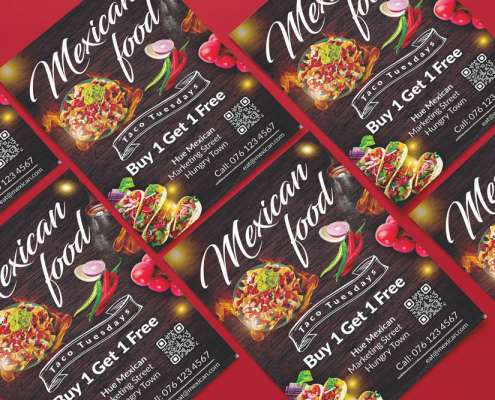 Restaurant Flyers to promote events or specials Restaurant Flyers to promote events or specials