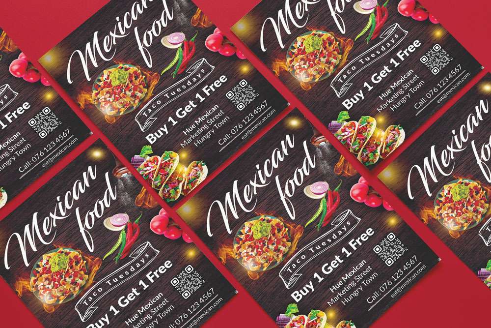 Restaurant Flyers to promote events or specials Restaurant Flyers to promote events or specials