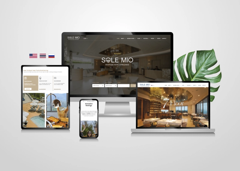 Sole Mio Boutique Hotel and Wellness Phuket | Staging - Hue Marketing