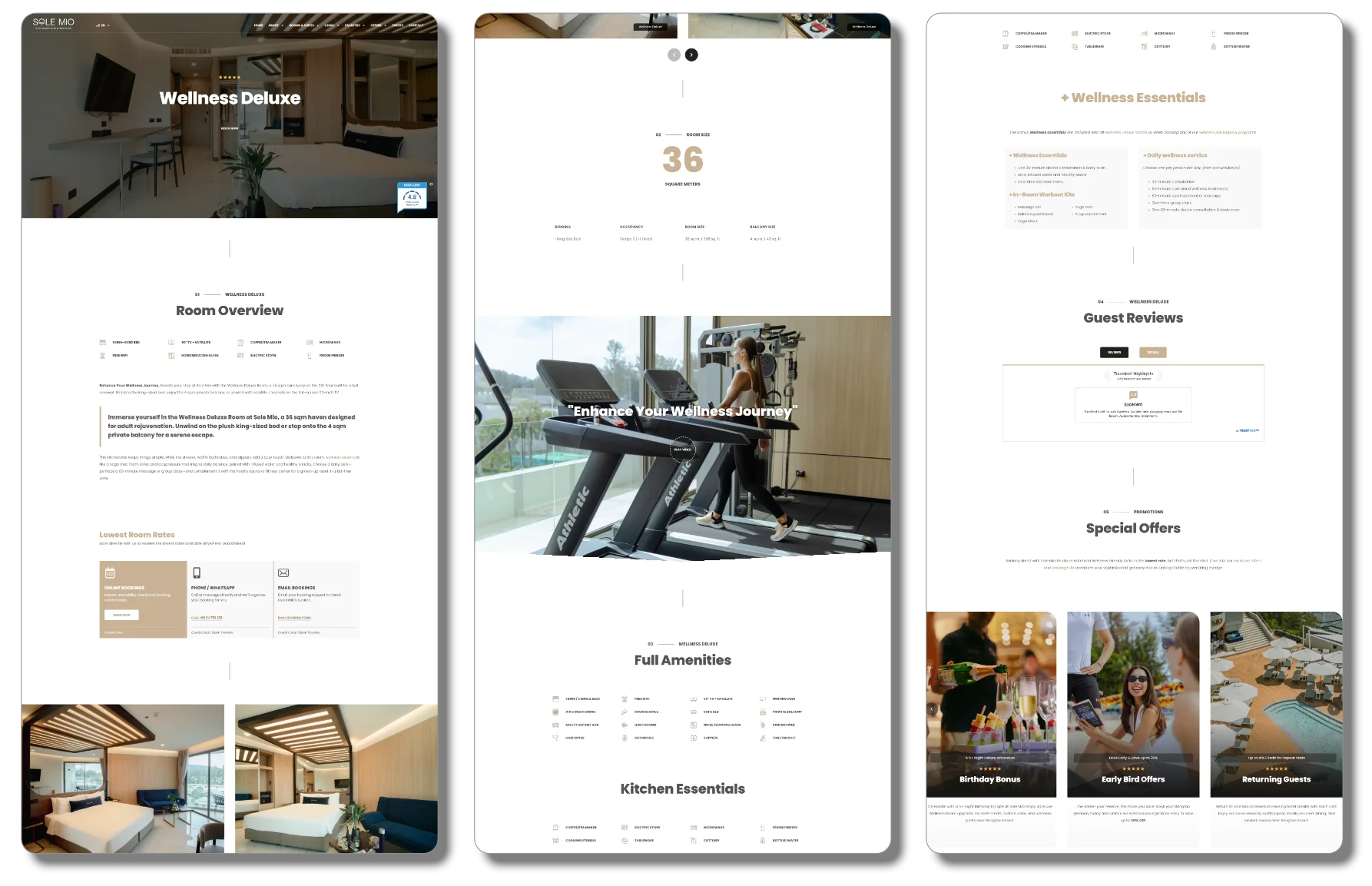 New Room/Accommodation Page Layout for Sole Mio Hotel Phuket New Room/Accommodation Page Layout for Sole Mio Hotel Phuket
